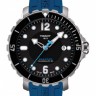 Синий каучуковый ремешок Tissot T603031422, стальная пряжка, для часов Tissot Seastar 1000 T066.407.17.047.00, T066.407.17.057.04
