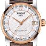 Коричневый кожаный ремешок Tissot T610034564, теленок, 18/16, без замка, для часов Tissot Titanium T087.207.56.117.00