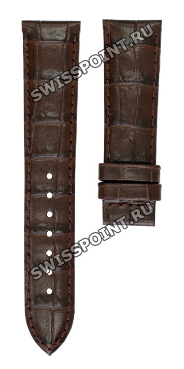 Коричневый кожаный ремешок Tissot T610034564, теленок, 18/16, без замка, для часов Tissot Titanium T087.207.56.117.00