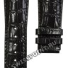 Черный кожаный ремешок Tissot T610014535, имитация крокодила, 25/20, без замка, для часов Tissot Bascule T921.526, T921526A
