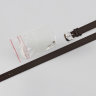 Коричневый кожаный ремешок Tissot T600035469, удлиненный, 12/12 XL, теленок, с вырезом, стальная пряжка, для часов Tissot Pinky T084.210