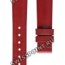 Красный кожаный ремешок Certina C610022051, 14/12, без замка, для часов Certina DS Podium C001.007.36.116.02