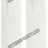 Белый силиконовый ремешок Tissot T610028016, без замка, для часов Tissot T-Race T027.414, T027.417