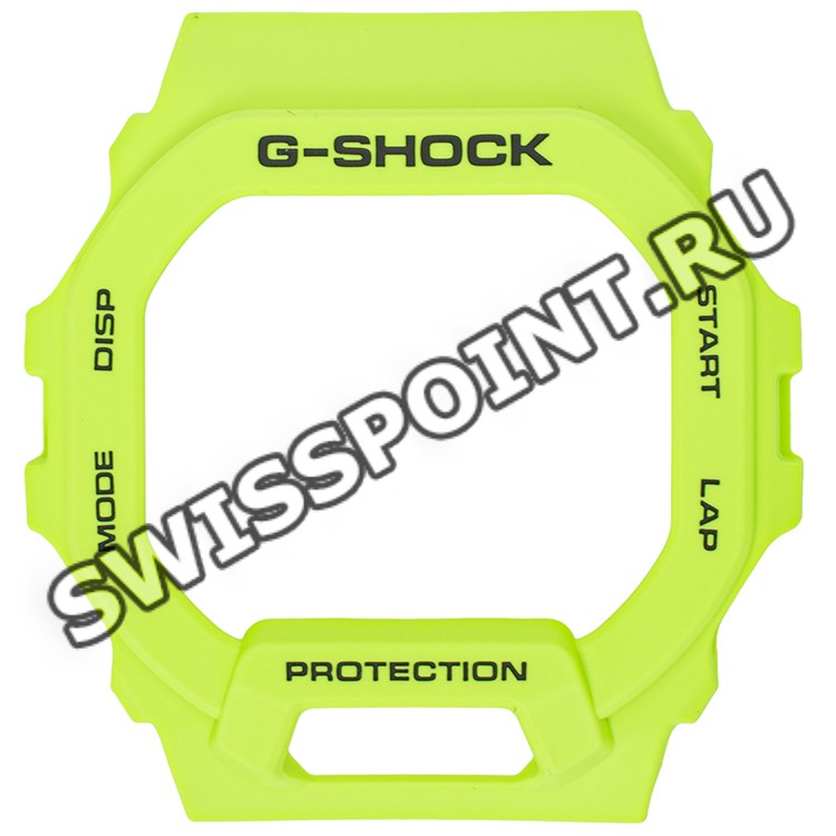 Зеленый рант корпуса часов Casio 10627934 для часов Casio GBD-200-9E