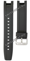 Черный полимерный ремешок Casio 10446278 для часов Casio EQW-A1200B-1A, EQW-A1200RP-1A