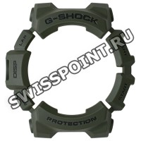 Зеленый полимерный рант корпуса Casio 10639515 для часов Casio GBA-900UU-3A