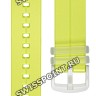 Зеленый полимерный ремешок Casio 10550767 для часов Casio BGS-100-9A