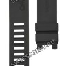 Черный каучуковый ремешок Omega O98000085, 20/20, длина 130/80, без замка, для часов Omega 2894, 2895, 2896, 2993 Seamaster