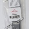 Черный каучуковый ремешок Omega O98000085, 20/20, длина 130/80, без замка, для часов Omega 2894, 2895, 2896, 2993 Seamaster