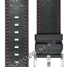 Черный каучуковый ремешок Tissot T603045025 с кожаной накладкой, стальная пряжка, для часов Tissot T-Race MotoGP 2020 Chronograph T115.417.27.051.01