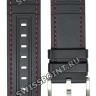Черный каучуковый ремешок Tissot T603045025 с кожаной накладкой, стальная пряжка, для часов Tissot T-Race MotoGP 2020 Chronograph T115.417.27.051.01