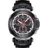 Черный каучуковый ремешок Tissot T603045025 с кожаной накладкой, стальная пряжка, для часов Tissot T-Race MotoGP 2020 Chronograph T115.417.27.051.01