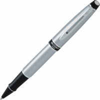 Ручка WATERMAN S0701220 Ручка-роллер Waterman Expert, Satin Chrome CT, стержень: FBlack (№ 413)