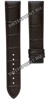 Коричневый кожаный ремешок Tissot T610031947, удлиненный, 20/18 XL, без замка, для часов Tissot T-Classic Tradition T063.610, T063.617, T063.637, T063.639
