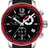 Черный каучуковый ремешок Tissot T603035681, стальная пряжка, для часов Tissot Quickster T095.449