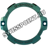 Зеленый стальной рант / безель корпуса часов Casio 10630691 для часов Casio GST-B400CD-1A3
