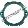Зеленый стальной рант / безель корпуса часов Casio 10630691 для часов Casio GST-B400CD-1A3