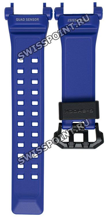 Синий полимерный ремешок Casio 10618157 для часов Casio GR-B200-1A2