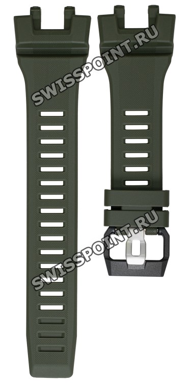 Зеленый полимерный ремешок Casio 10642670 для часов Casio GBA-900UU-3A