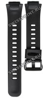 Черный полимерный ремешок Casio 10579592 для часов Casio WS-2000H-1A, WS-2000H-1A2, WS-2000H-4A