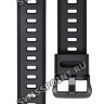 Черный полимерный ремешок Casio 10579592 для часов Casio WS-2000H-1A, WS-2000H-1A2, WS-2000H-4A