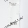 Черный полимерный ремешок Casio 10579592 для часов Casio WS-2000H-1A, WS-2000H-1A2, WS-2000H-4A