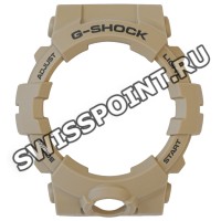 Бежевый / песочный полимерный рант корпуса Casio 10584491 для часов Casio GBD-800UC-5