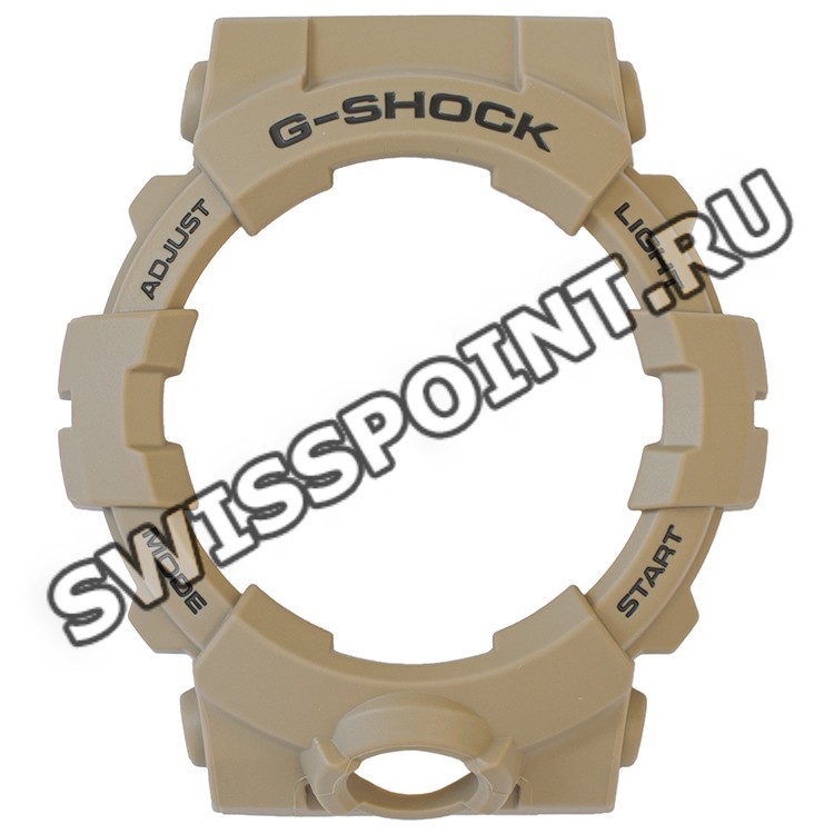 Бежевый / песочный полимерный рант корпуса Casio 10584491 для часов Casio GBD-800UC-5