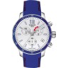 Синий каучуковый ремешок Tissot T603035677 для часов Tissot T095.449.17.037.00