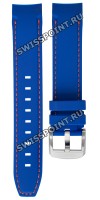 Синий каучуковый ремешок Tissot T603035677 для часов Tissot T095.449.17.037.00