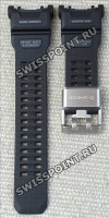 Черный полимерный ремешок Casio 10667584 для часов Casio GPR-H1000-1 Черный полимерный ремешок Casio 10667584 для часов Casio GPR-H1000-1