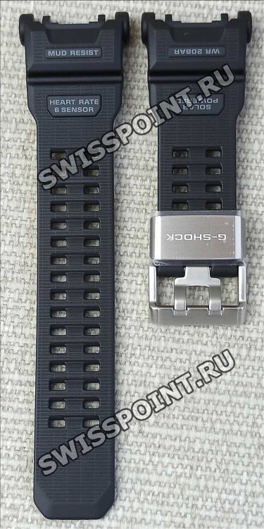 Черный полимерный ремешок Casio 10667584 для часов Casio GPR-H1000-1