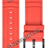 Красный каучуковый ремешок Tissot T603045116 с черной кожаной накладной, черная пряжка для часов Tissot T-Race Jorge Lorenzo 2020 T115.417.27.057.02