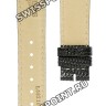 Черный кожаный ремешок Longines L682100678, теленок, 18/16, без замка, для часов Longines Presence L4.617.2, L4.656.2, L4.677.2, L4.677.4, L4.678.2, L4.678.4, L4.720.2, L4.720.4, L4.721.2