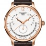 Коричневый кожаный ремешок Tissot T610031949, теленок, имитация крокодила, 20/18, без замка, для часов Tissot T-Classic Tradition T063.407, T063.428, T063.610, T063.617, T063.637, T063.639, T063.907