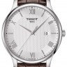 Коричневый кожаный ремешок Tissot T610031949, теленок, имитация крокодила, 20/18, без замка, для часов Tissot T-Classic Tradition T063.407, T063.428, T063.610, T063.617, T063.637, T063.639, T063.907