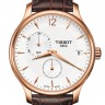 Коричневый кожаный ремешок Tissot T610031949, теленок, имитация крокодила, 20/18, без замка, для часов Tissot T-Classic Tradition T063.407, T063.428, T063.610, T063.617, T063.637, T063.639, T063.907