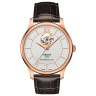 Коричневый кожаный ремешок Tissot T610031949, теленок, имитация крокодила, 20/18, без замка, для часов Tissot T-Classic Tradition T063.407, T063.428, T063.610, T063.617, T063.637, T063.639, T063.907