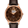 Коричневый кожаный ремешок Tissot T610031949, теленок, имитация крокодила, 20/18, без замка, для часов Tissot T-Classic Tradition T063.407, T063.428, T063.610, T063.617, T063.637, T063.639, T063.907
