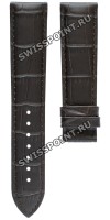 Коричневый кожаный ремешок Tissot T610031949, теленок, имитация крокодила, 20/18, без замка, для часов Tissot T-Classic Tradition T063.407, T063.428, T063.610, T063.617, T063.637, T063.639, T063.907