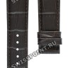 Коричневый кожаный ремешок Tissot T610031949, теленок, имитация крокодила, 20/18, без замка, для часов Tissot T-Classic Tradition T063.407, T063.428, T063.610, T063.617, T063.637, T063.639, T063.907