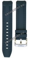 Синий каучуковый ремешок Tissot T603040808, титановая пряжка, для часов Tissot T-Touch Solar ll T091.420, T110.420