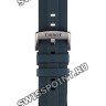 Синий каучуковый ремешок Tissot T603040808, титановая пряжка, для часов Tissot T-Touch Solar ll T091.420, T110.420