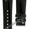 Черный кожаный ремешок Tissot T610034574, теленок, 24/16, с вырезом, без замка, для часов Tissot T10 T073.310