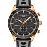 Черный кожаный ремешок Tissot T610037164, теленок, 20/18, с отверстиями, без замка, для часов Tissot PRS 516 T100.417, T100.428, T100.430, T100417A, T100428A, T100430A