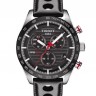 Черный кожаный ремешок Tissot T610037164, теленок, 20/18, с отверстиями, без замка, для часов Tissot PRS 516 T100.417, T100.428, T100.430, T100417A, T100428A, T100430A