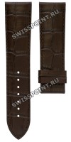 Коричневый кожаный ремешок Tissot T610033632, теленок, имитация крокодила, 22/20, без замка, для часов Tissot Luxury T086.407.16.031.00