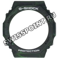 Зеленый рант корпуса часов Casio 10633808 для часов Casio GA-2100FR-3A