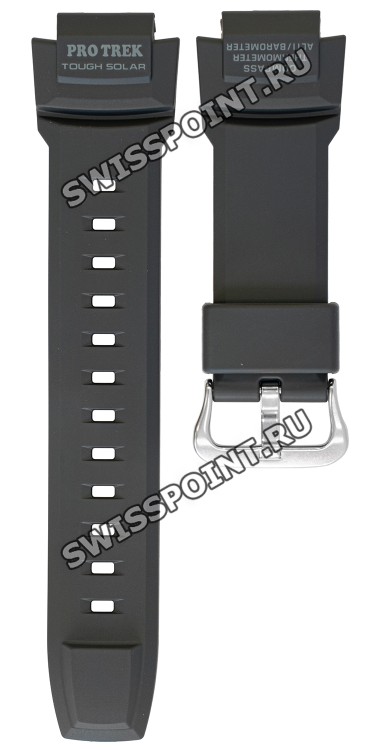 Черный полимерный ремешок Casio 10450954 для часов Casio PRG-270-7D