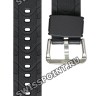 Черный полимерный ремешок Casio 10631629 для часов Casio PAG-240-1, PAG-240-1B, PAG-40-3V, PAG-40-5V, PAG-40-7V, PRG-40, PRG-240